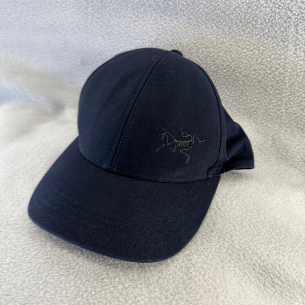 Arc'teryx Hat Mens OS Navy Blue Elaho Cap Outdoor Gorpcore Cotton Blend
